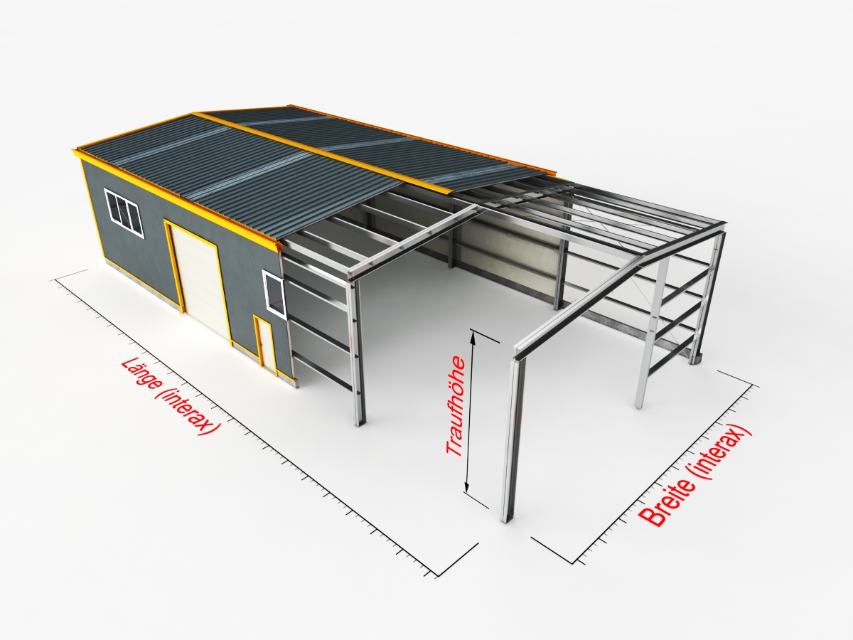 Structura hala 600mp – 55.000Eur